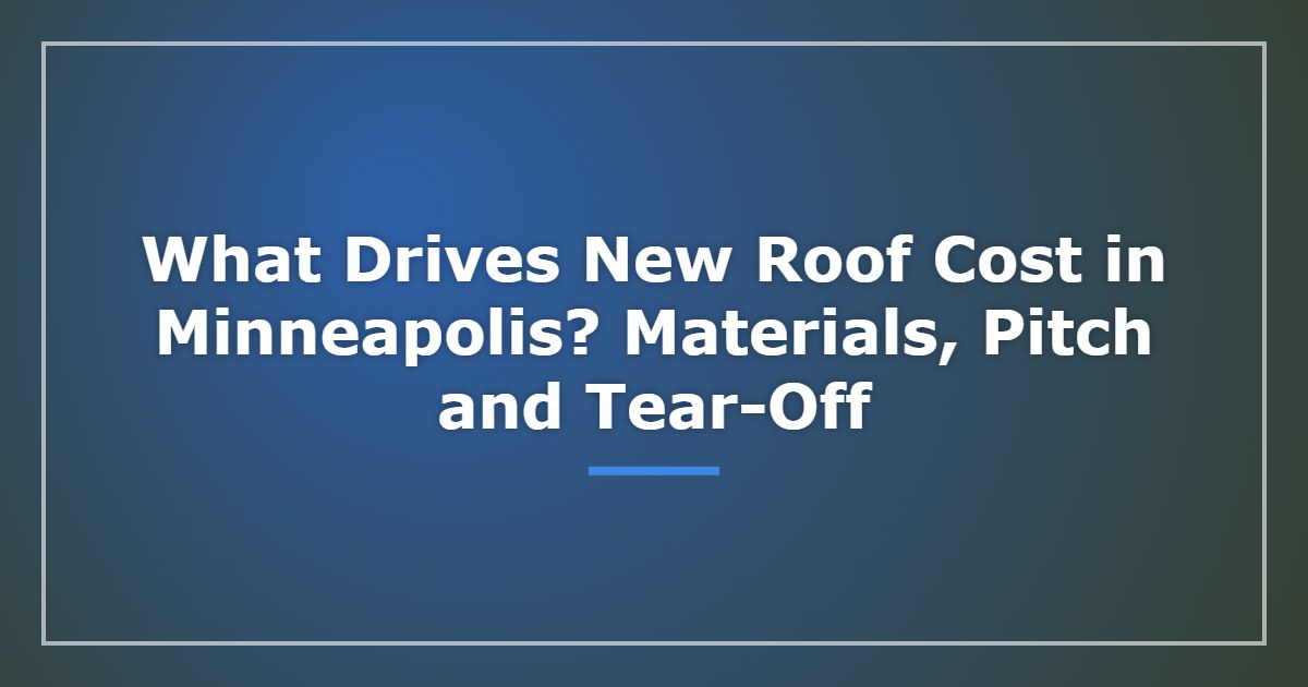 new roof cost minneapolis